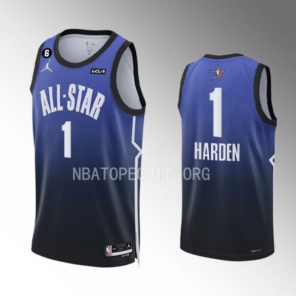 Philadelphia 76ers James Harden 2023 NBA All-Star Blue Jersey Philadelphia 76ers James Harden 2023 NBA All-Star Blue Jersey