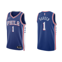 Philadelphia 76ers James Harden Royal Icon Jersey