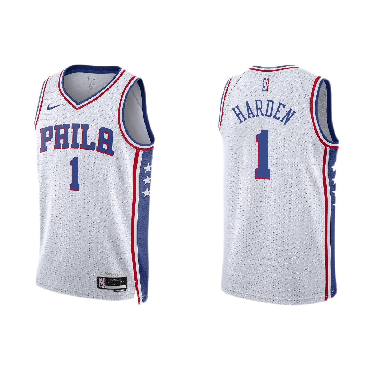 Philadelphia 76ers James Harden White Association Jersey Philadelphia 76ers James Harden White Association Jersey