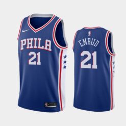 Philadelphia 76ers Joel Embiid Blue Icon Jersey