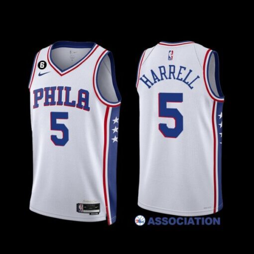 Philadelphia 76ers Montrezl Harrell 2022-23 Association Edition Jersey White