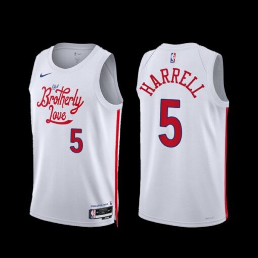 Philadelphia 76ers Montrezl Harrell 2022-23 City Edition Jersey White