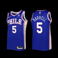 Philadelphia 76ers Montrezl Harrell 2022-23 Icon Edition Jersey Blue