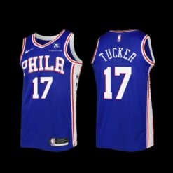 Philadelphia 76ers P.J. Tucker 2022-23 Icon Edition Jersey Royal