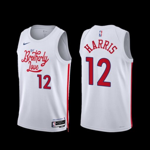 Philadelphia 76ers Tobias Harris 2022-23 City Edition Jersey White