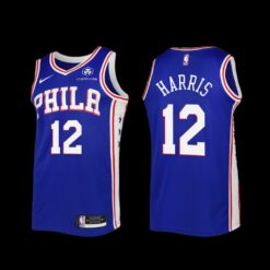 Philadelphia 76ers Tobias Harris 2022-23 Icon Edition Jersey Royal
