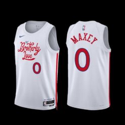 Philadelphia 76ers Tyrese Maxey 2022-23 City Edition Jersey White