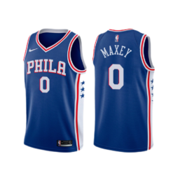 Philadelphia 76ers Tyrese Maxey Royal Icon Jersey