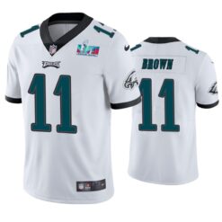 Philadelphia Eagles A.J. Brown Super Bowl LVII White Limited Jersey