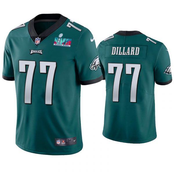 Philadelphia Eagles Andre Dillard Super Bowl LVII Green Limited Jersey Philadelphia Eagles Andre Dillard Super Bowl LVII Green Limited Jersey