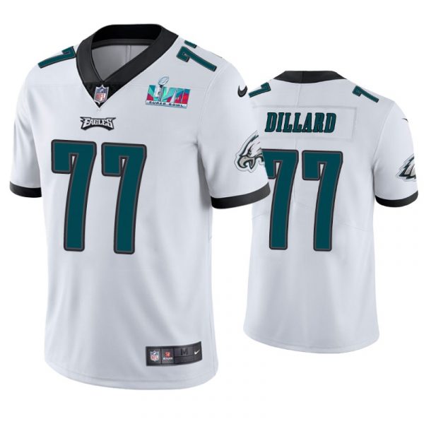 Philadelphia Eagles Andre Dillard Super Bowl LVII White Limited Jersey Philadelphia Eagles Andre Dillard Super Bowl LVII White Limited Jersey