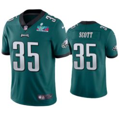 Philadelphia Eagles Boston Scott Super Bowl LVII Green Limited Jersey