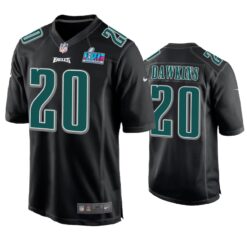 Philadelphia Eagles Brian Dawkins Super Bowl LVII Black Fashion Jersey