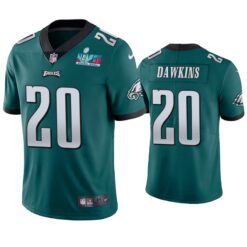 Philadelphia Eagles Brian Dawkins Super Bowl LVII Green Limited Jersey