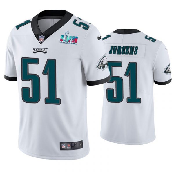 Philadelphia Eagles Cam Jurgens Super Bowl LVII White Limited Jersey Philadelphia Eagles Cam Jurgens Super Bowl LVII White Limited Jersey