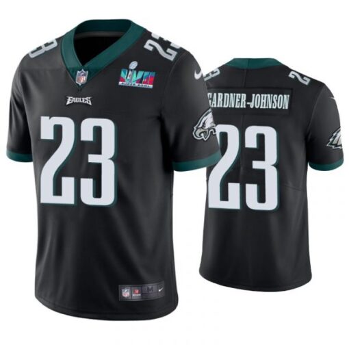 Philadelphia Eagles C.J. Gardner-Johnson Super Bowl LVII Black Limited Jersey