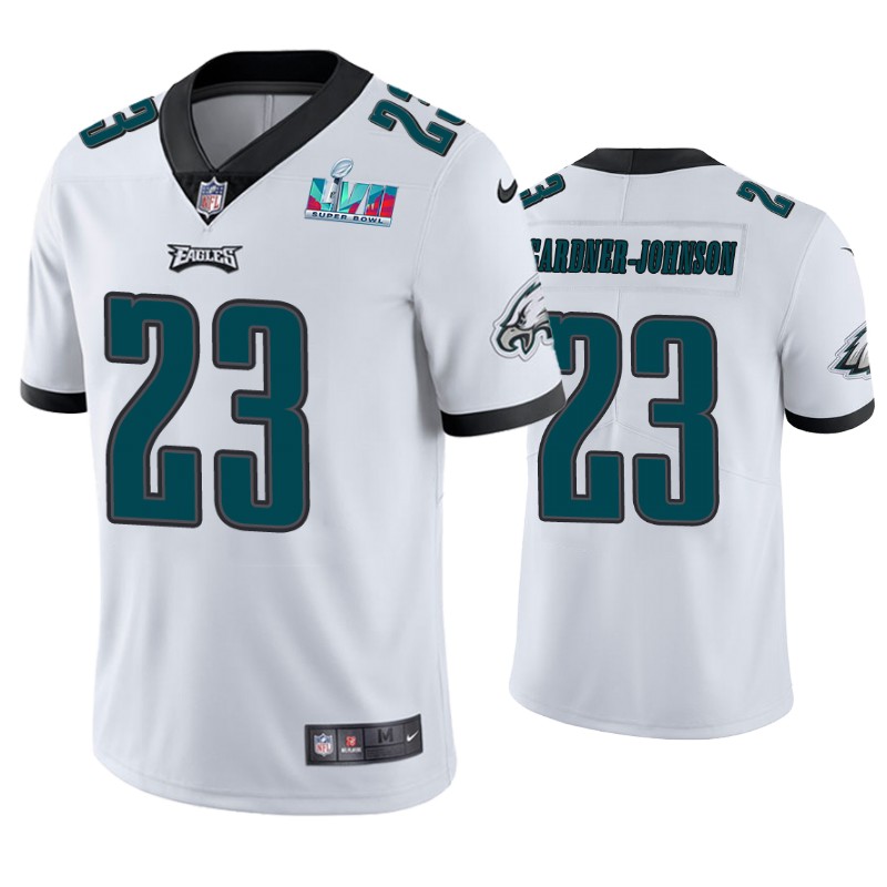 Philadelphia Eagles C.J. Gardner-Johnson Super Bowl LVII White Limited Jersey Philadelphia Eagles C.J. Gardner-Johnson Super Bowl LVII White Limited Jersey