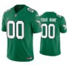 Philadelphia Eagles Custom Super Bowl LVII Green Limited Jersey