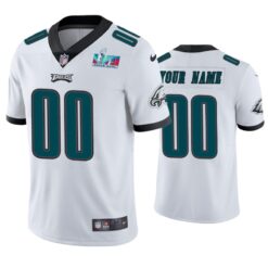 Philadelphia Eagles Custom Super Bowl LVII White Limited Jersey
