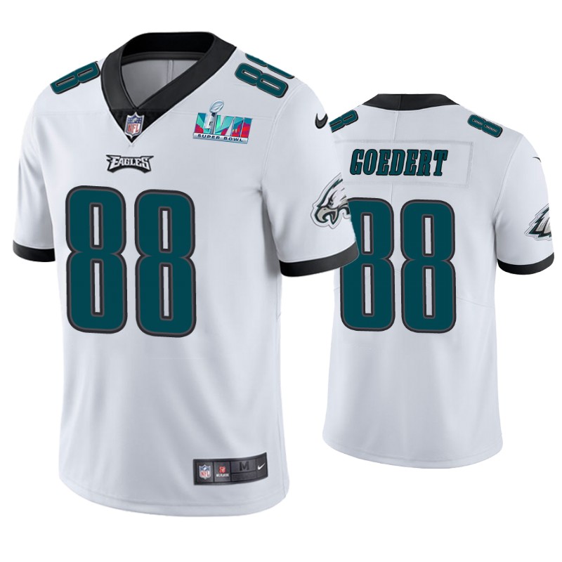 Philadelphia Eagles Dallas Goedert Super Bowl LVII White Limited Jersey Philadelphia Eagles Dallas Goedert Super Bowl LVII White Limited Jersey