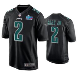Philadelphia Eagles Darius Slay Jr Super Bowl LVII Black Fashion Jersey