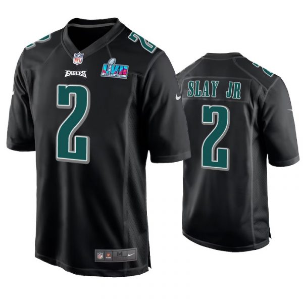 Philadelphia Eagles Darius Slay Jr Super Bowl LVII Black Fashion Jersey Philadelphia Eagles Darius Slay Jr Super Bowl LVII Black Fashion Jersey