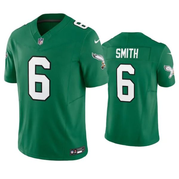 Philadelphia Eagles DeVonta Smith Green Throwback Limited Jersey Philadelphia Eagles DeVonta Smith Green Throwback Limited Jersey