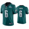 Philadelphia Eagles Fletcher Cox Green Throwback Limited Jersey