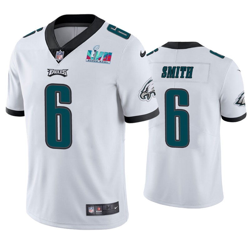 Philadelphia Eagles DeVonta Smith Super Bowl LVII White Limited Jersey Philadelphia Eagles DeVonta Smith Super Bowl LVII White Limited Jersey