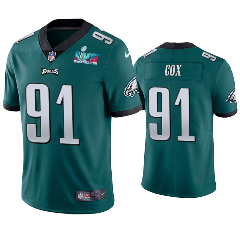 Philadelphia Eagles Fletcher Cox Super Bowl LVII Green Limited Jersey Philadelphia Eagles Fletcher Cox Super Bowl LVII Green Limited Jersey