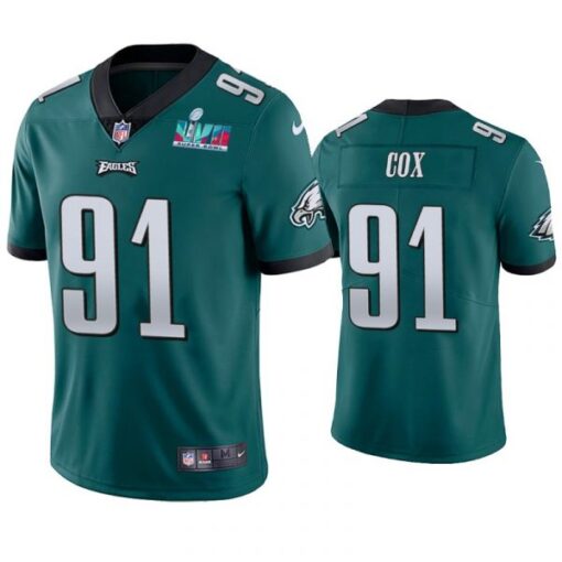 Philadelphia Eagles Fletcher Cox Super Bowl LVII Green Limited Jersey