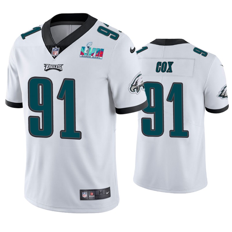 Philadelphia Eagles Fletcher Cox Super Bowl LVII White Limited Jersey Philadelphia Eagles Fletcher Cox Super Bowl LVII White Limited Jersey