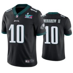 Philadelphia Eagles Gardner Minshew II Super Bowl LVII Black Limited Jersey