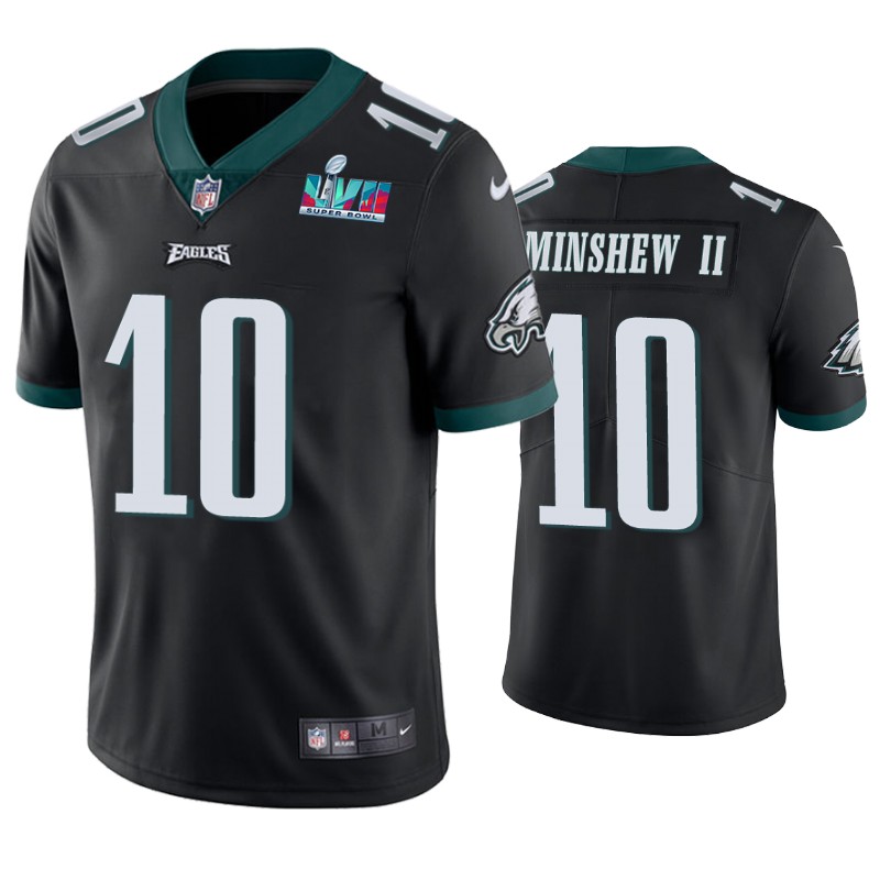 Philadelphia Eagles Gardner Minshew II Super Bowl LVII Black Limited Jersey Philadelphia Eagles Gardner Minshew II Super Bowl LVII Black Limited Jersey