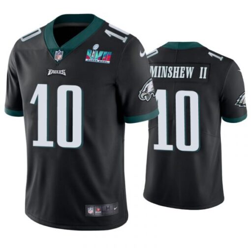 Philadelphia Eagles Gardner Minshew II Super Bowl LVII Black Limited Jersey