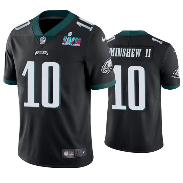 Philadelphia Eagles Gardner Minshew II Super Bowl LVII Black Limited Jersey Philadelphia Eagles Gardner Minshew II Super Bowl LVII Black Limited Jersey