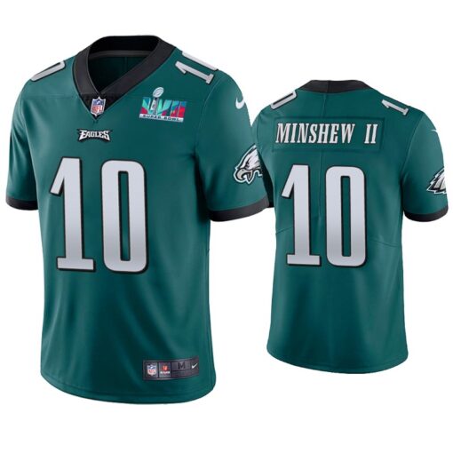 Philadelphia Eagles Gardner Minshew II Super Bowl LVII Green Limited Jersey
