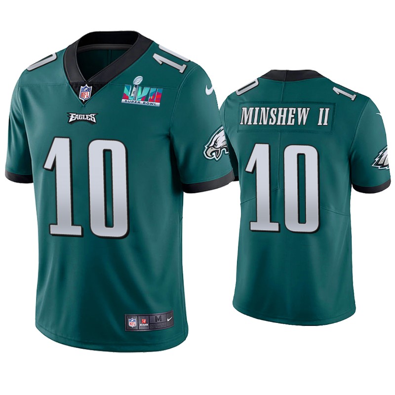 Philadelphia Eagles Gardner Minshew II Super Bowl LVII Green Limited Jersey Philadelphia Eagles Gardner Minshew II Super Bowl LVII Green Limited Jersey