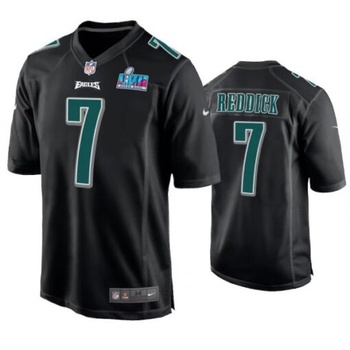 Philadelphia Eagles Haason Reddick Super Bowl LVII Black Fashion Jersey