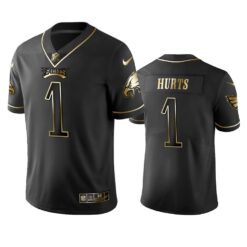 Philadelphia Eagles Jalen Hurts Black Golden Limited Jersey
