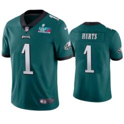 Philadelphia Eagles Jalen Hurts Super Bowl LVII Green Limited Jersey