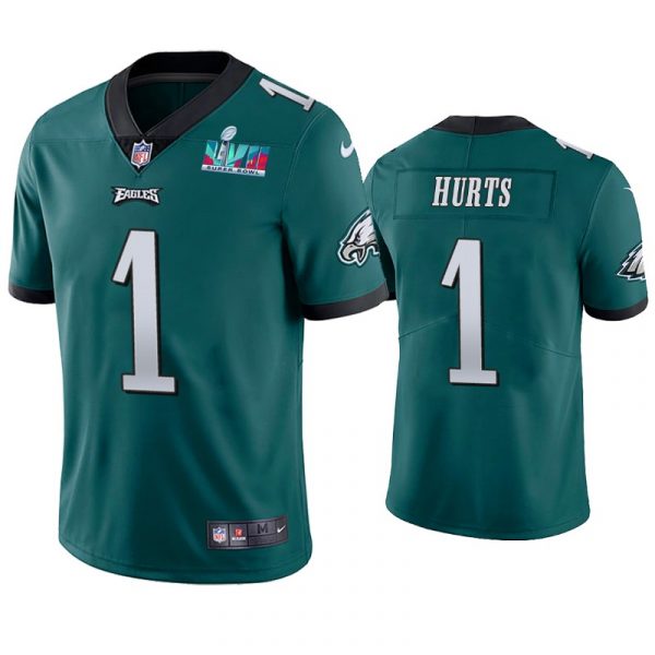 Philadelphia Eagles Jalen Hurts Super Bowl LVII Green Limited Jersey Philadelphia Eagles Jalen Hurts Super Bowl LVII Green Limited Jersey