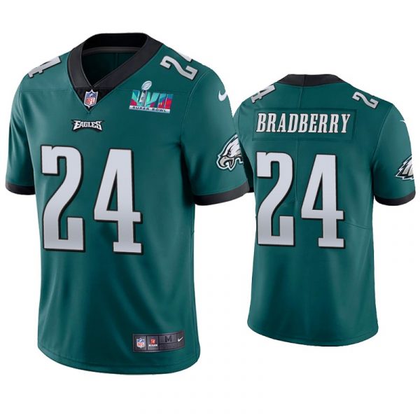 Philadelphia Eagles James Bradberry Super Bowl LVII Green Limited Jersey Philadelphia Eagles James Bradberry Super Bowl LVII Green Limited Jersey