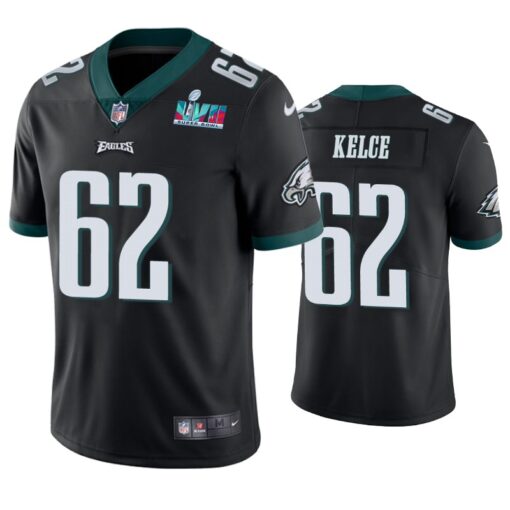 Philadelphia Eagles Jason Kelce Super Bowl LVII Black Limited Jersey
