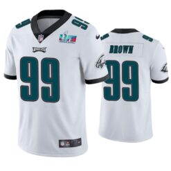 Philadelphia Eagles Jerome Brown Super Bowl LVII White Limited Jersey