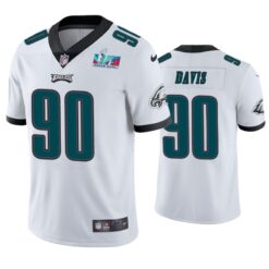 Philadelphia Eagles Jordan Davis Super Bowl LVII White Limited Jersey