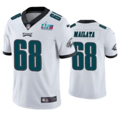 Philadelphia Eagles Jordan Mailata Super Bowl LVII White Limited Jersey