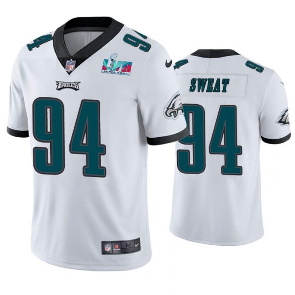 Philadelphia Eagles Josh Sweat Super Bowl LVII White Limited Jersey Philadelphia Eagles Josh Sweat Super Bowl LVII White Limited Jersey