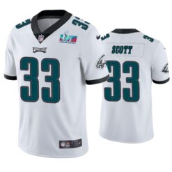 Philadelphia Eagles Josiah Scott Super Bowl LVII White Limited Jersey