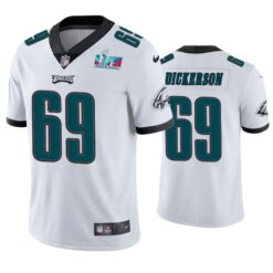 Philadelphia Eagles Landon Dickerson Super Bowl LVII White Limited Jersey